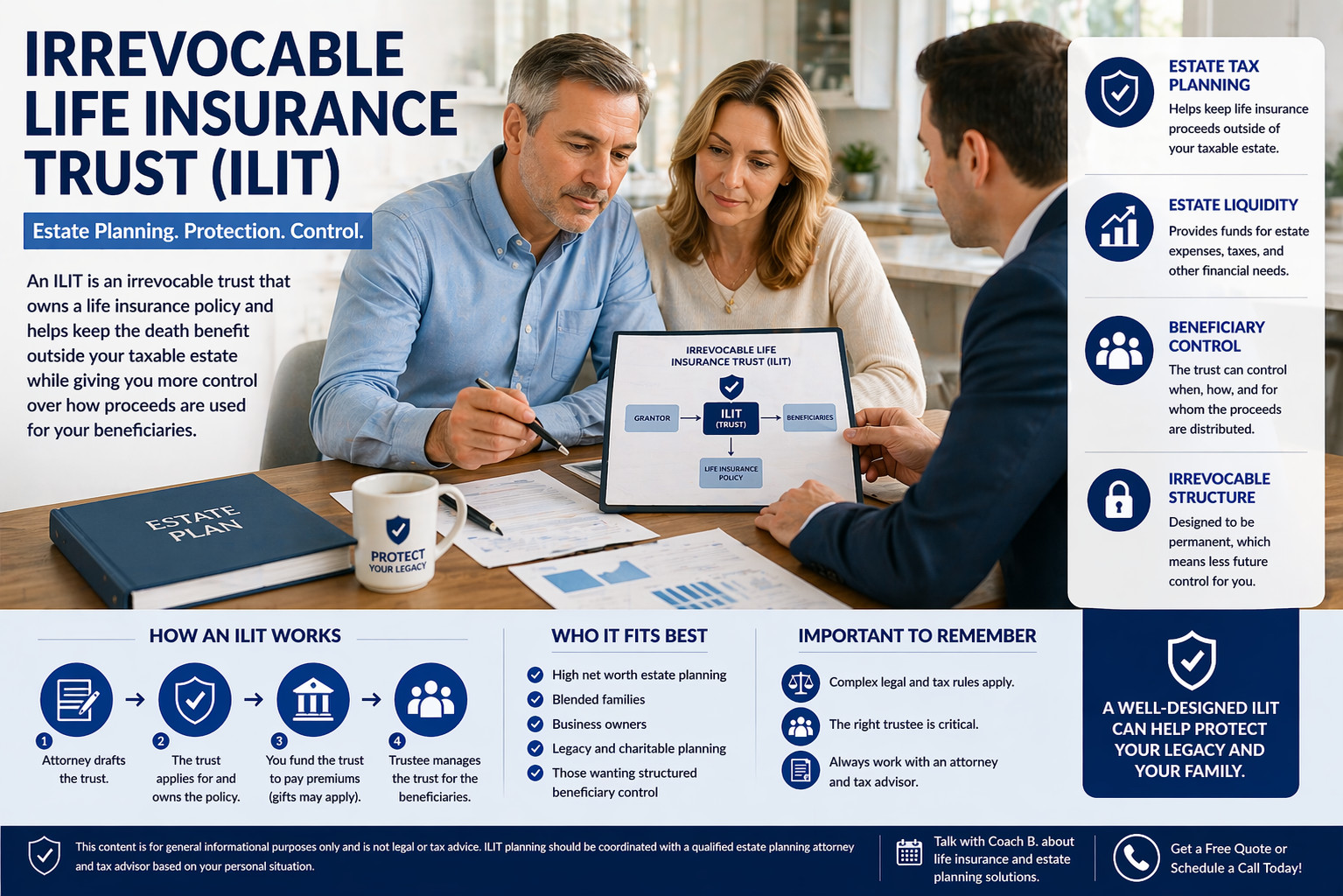 irrevocable life insurance trust guide explaining ILIT estate planning