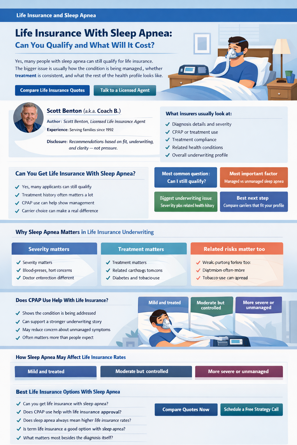 life insurance with sleep apnea