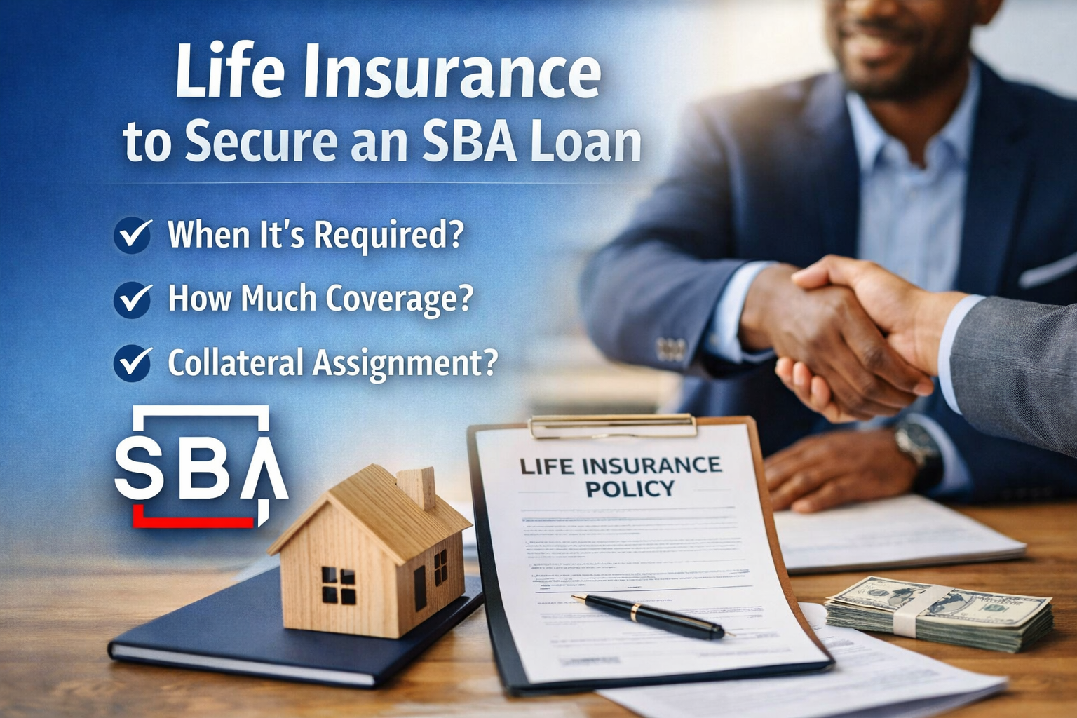 life insurance to secure an SBA loan