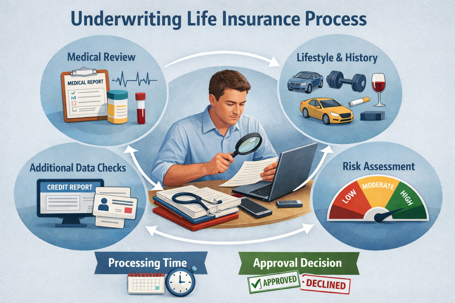 Underwriting Life Insurance Process: How It Works, Timeline & Approval Factors (2026) 3 underwriting life insurance process