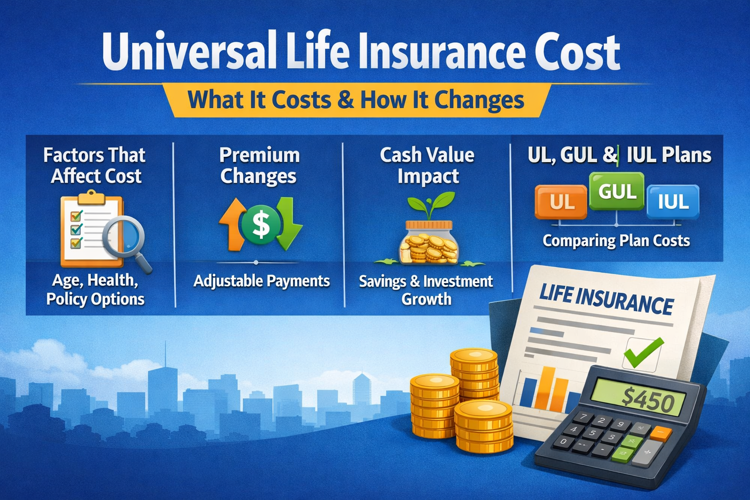 universal life insurance cost
