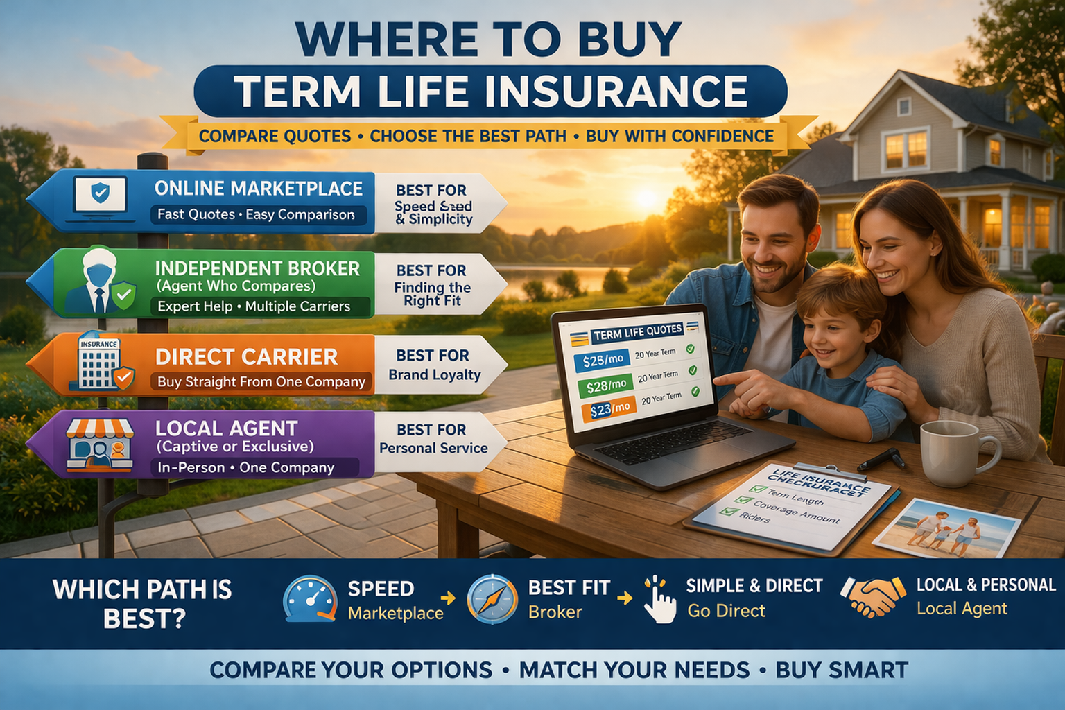 where to buy term life insurance
