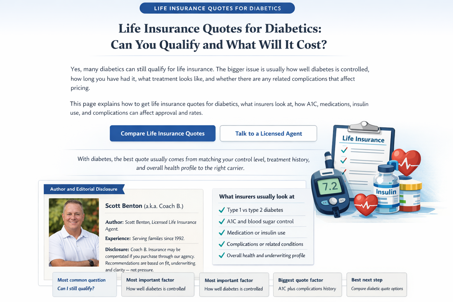 life insurance quotes for diabetics