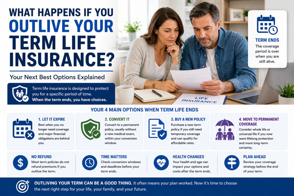 what happens if you outlive your term life insurance