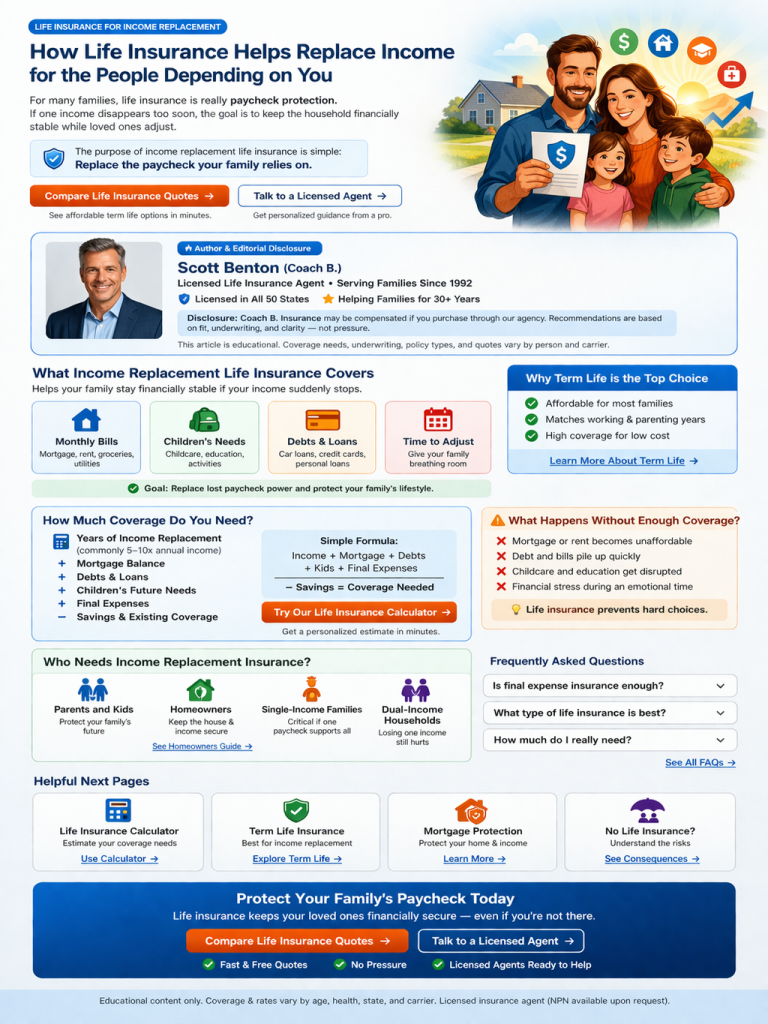 life insurance for income replacement