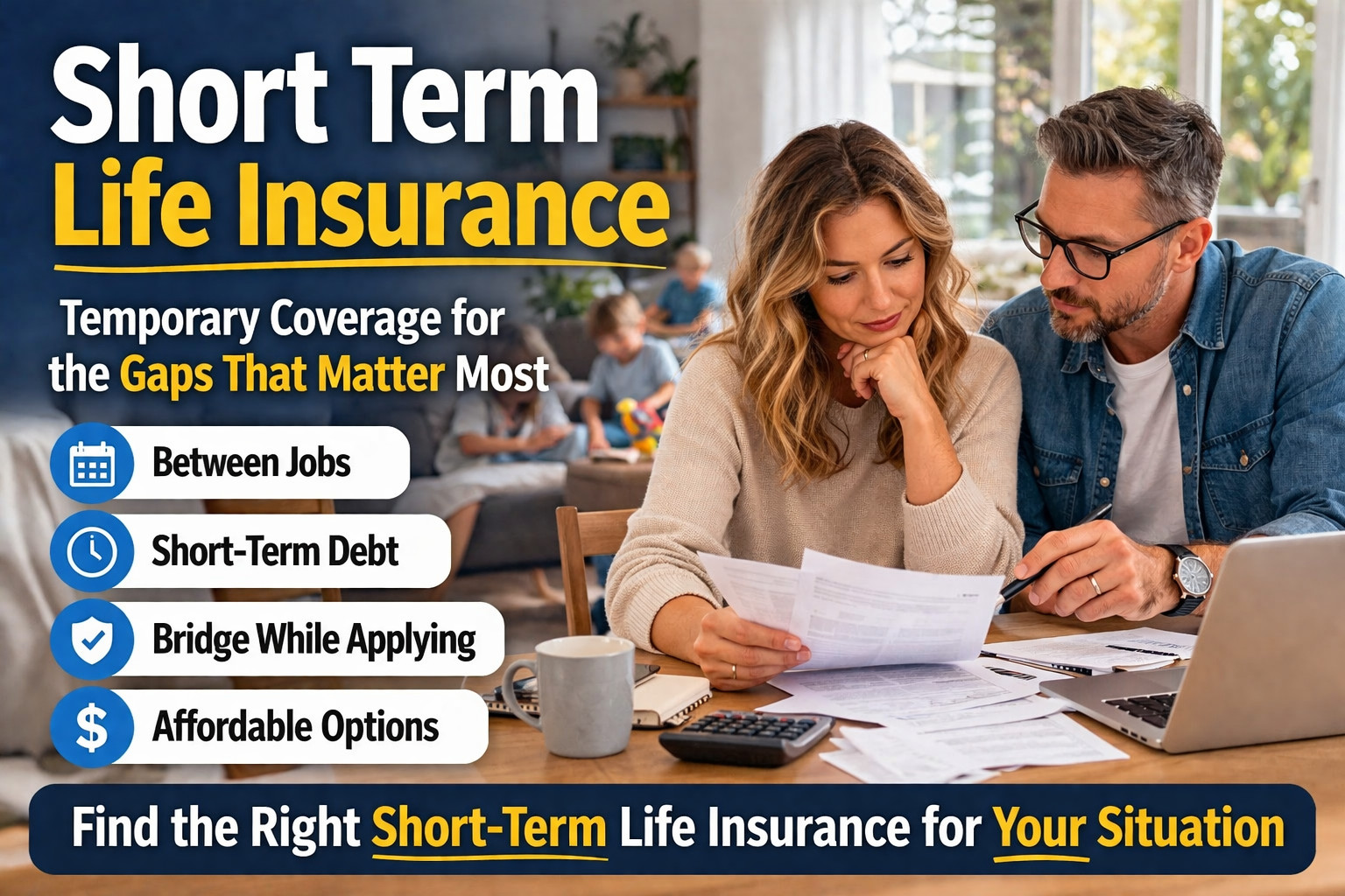 short term life insurance options for temporary coverage and annual renewable term
