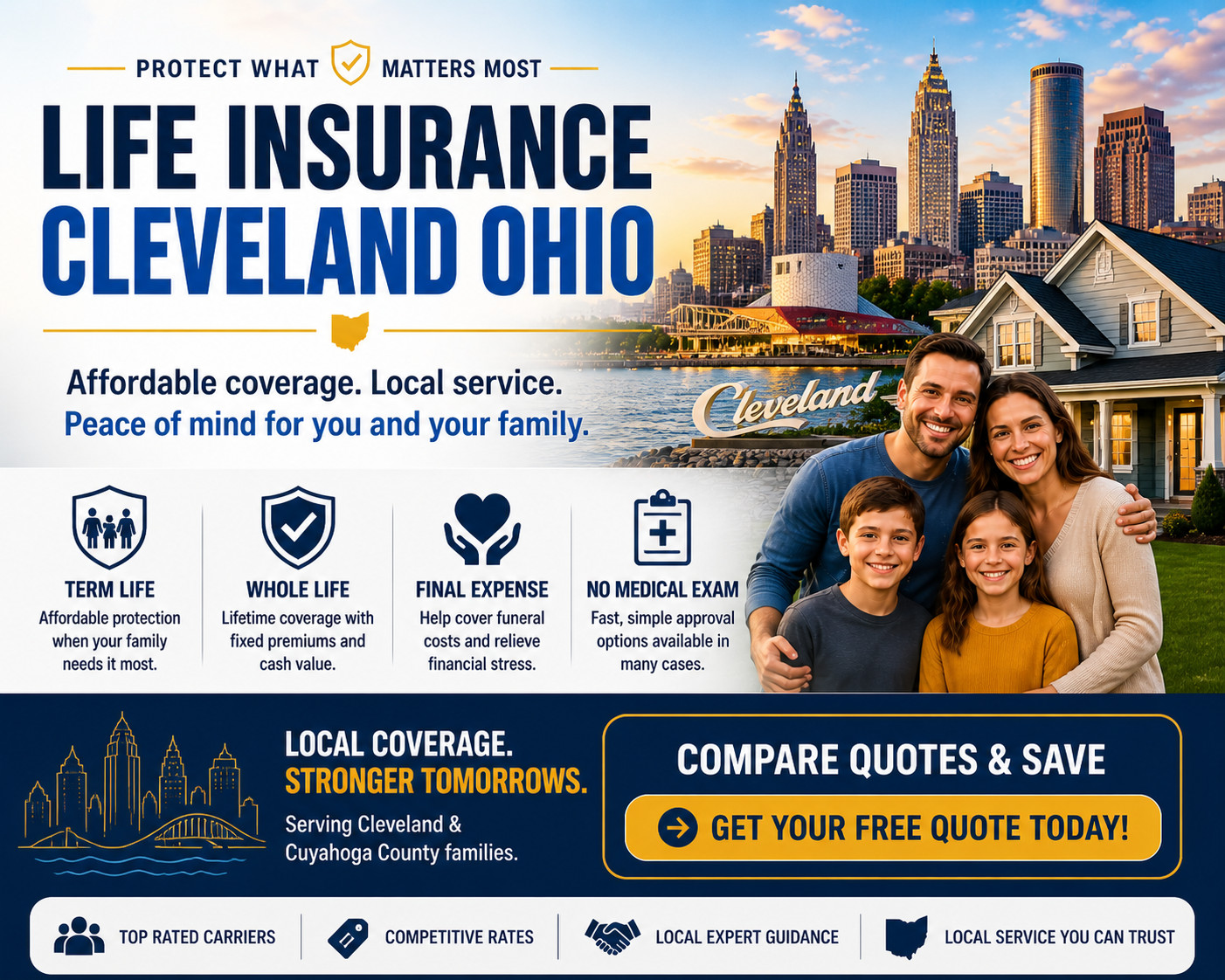 life insurance Cleveland Ohio family financial protection Cuyahoga County