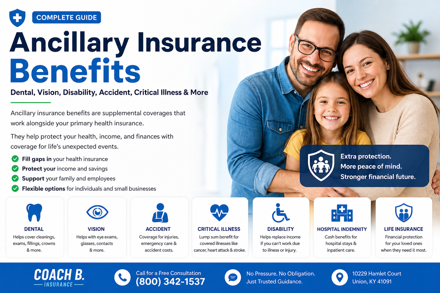 ancillary insurance benefits dental vision disability accident critical illness small business