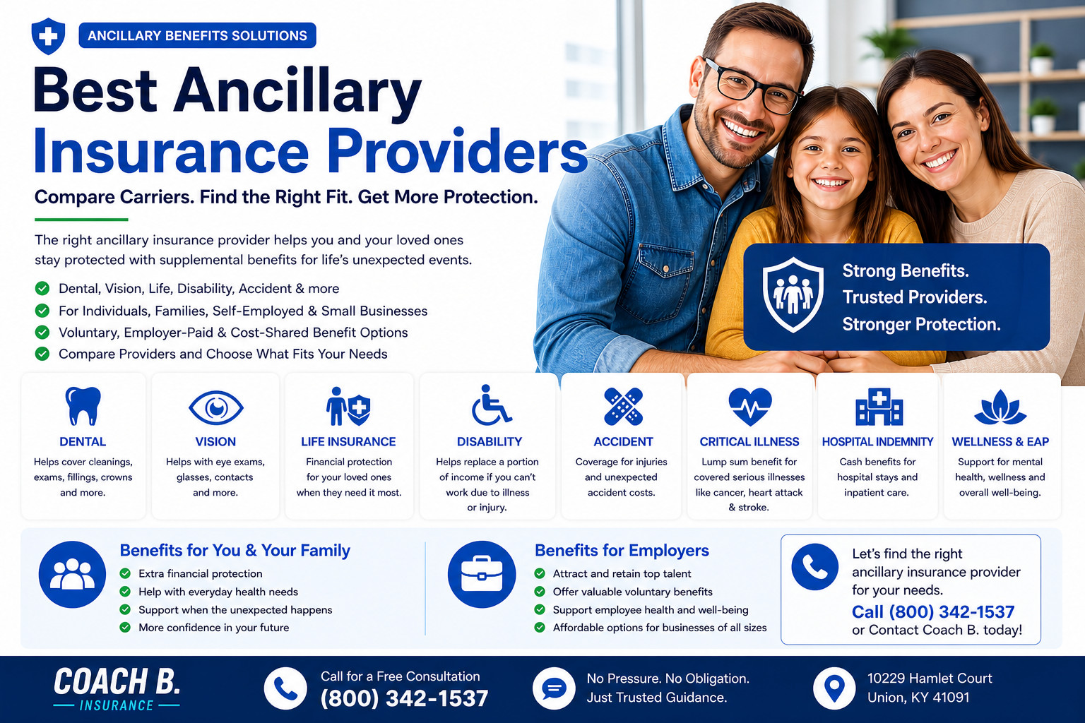 best ancillary insurance providers dental vision life disability small business