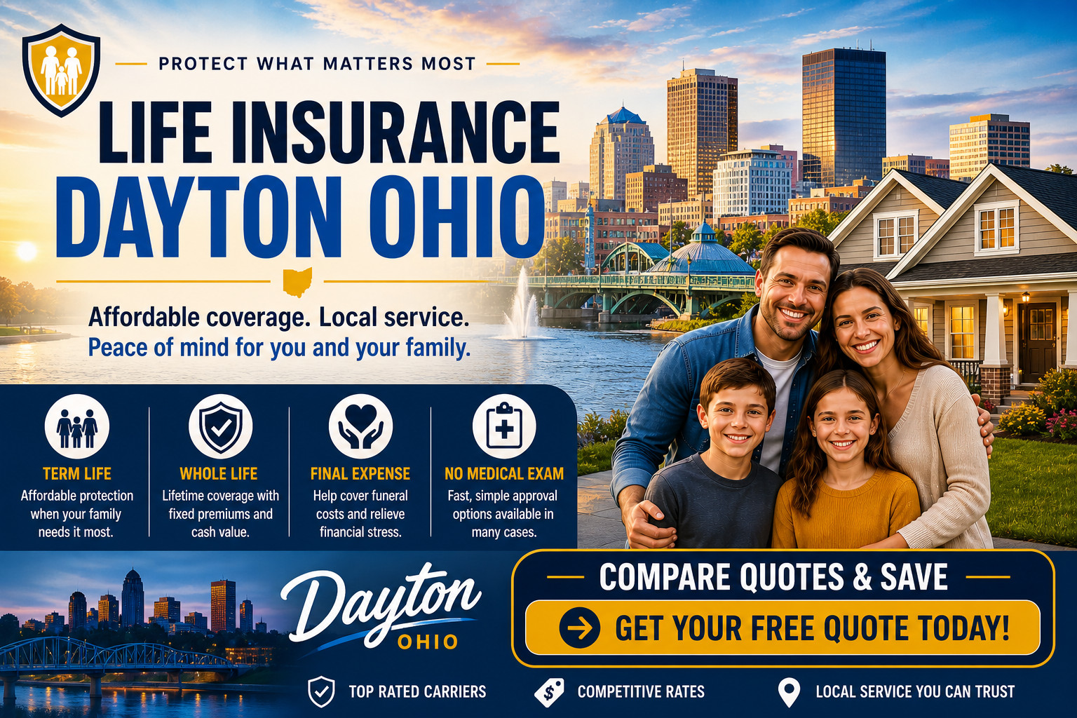 life insurance Dayton Ohio family financial protection Montgomery County