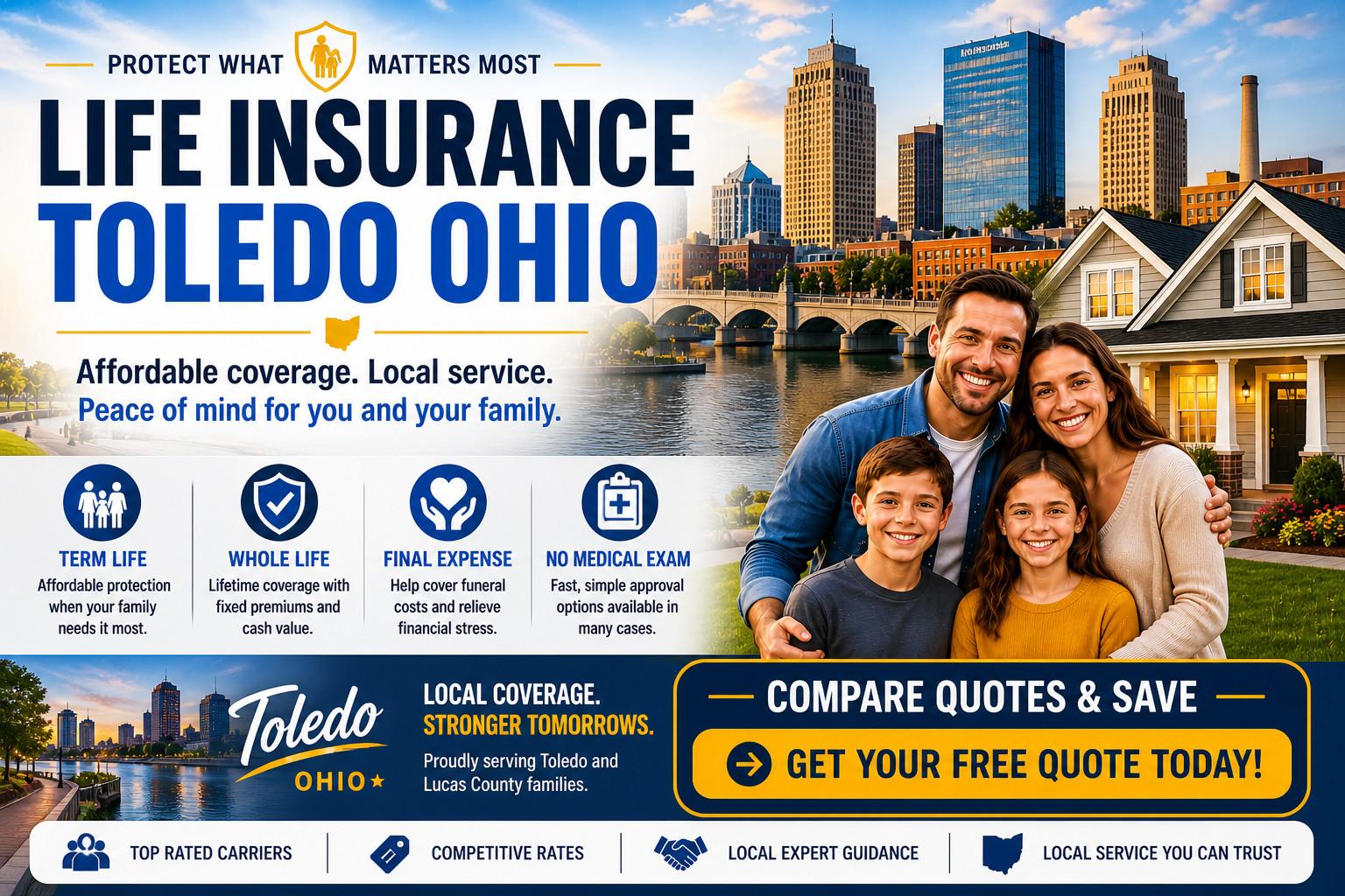 life insurance Toledo Ohio family financial protection Lucas County